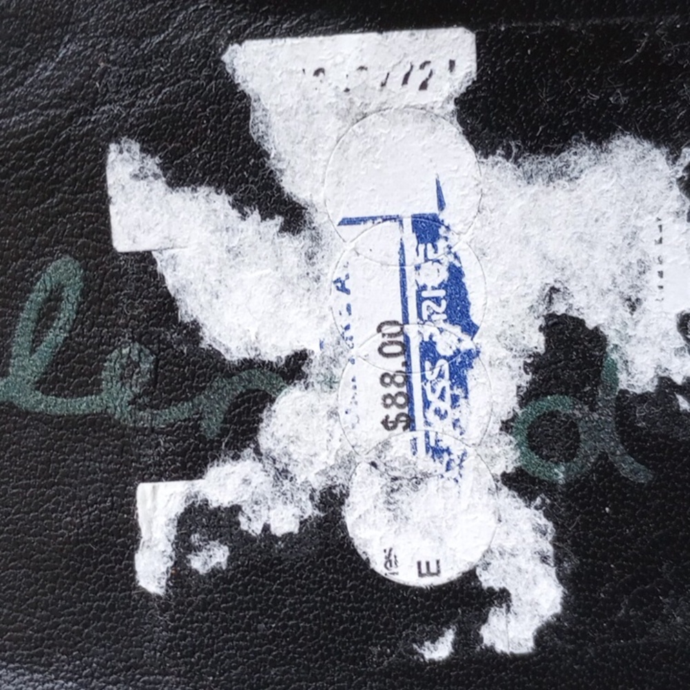 NWT $88 Splendid Leather Puff Sandals 8.5 Black Contoured Footbed - Picture 5 of 6